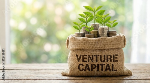 Wallpaper Mural Venture capital investment growth concept Torontodigital.ca