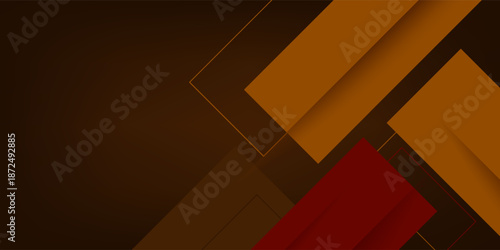 Modern abstract background futuristic design. brown square background with 3d look. Vector abstract background texture design, dark poster.Eps10 vector
