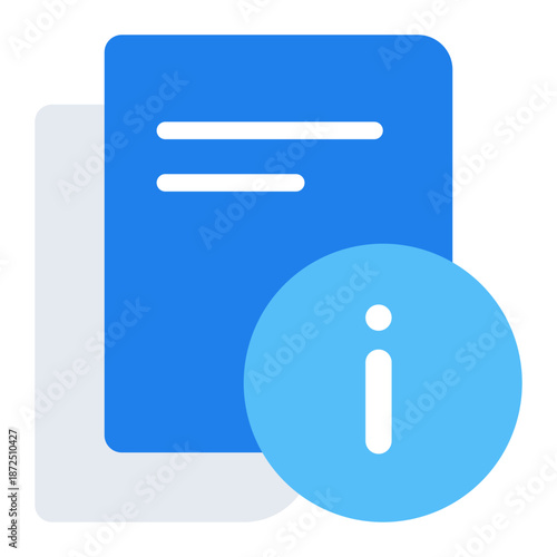 Tax Process Icon – Information Document and Finance Symbol