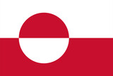 Greenland flag background