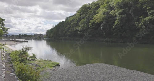 Scenic Views Along the Katsura River in Japan