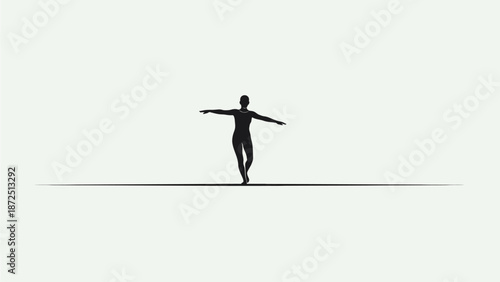 The Human Experience Feels Emotional as All Balance is Lost on a Tightrope