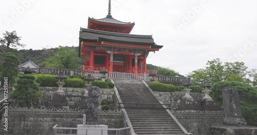Kiyomizu-dera Temple in Kyoto Japan – Scenic Exterior View