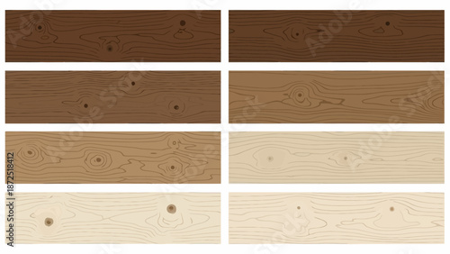 wood texture background featuring natural wooden plank patterns in various brown to light beige shades perfect for rustic design.
