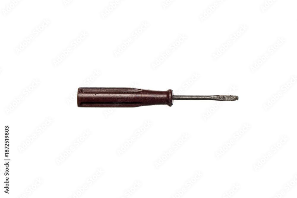 Fototapeta premium Miniature slotted screwdriver for hobby use