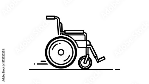 Wheelchair icon for accessibility symbol.