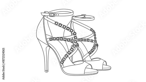 High Heel Shoe Fashion Accessory.