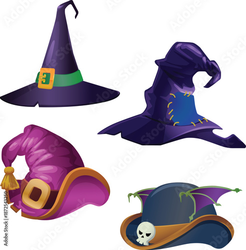 magic costume hat halloween collection set