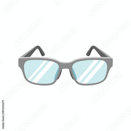 Futuristic 3D Glasses Illustration
