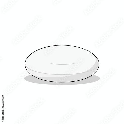White Plate on a White Background
