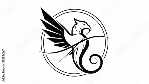 black and white flower