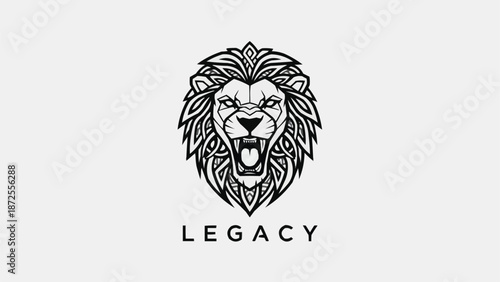lion head vector