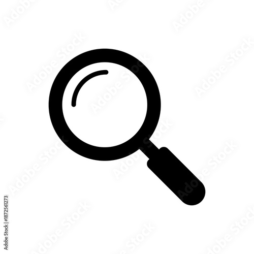 Search icon, magnifying glass symbol