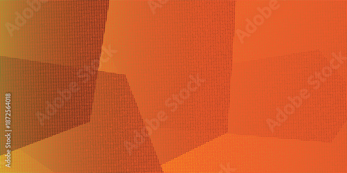 A futuristic digital technology concept featuring hexagonal shapes with a sprinkling of subtle dots. Geometric art design for posters, brochures, covers, banners, websites, and headers.