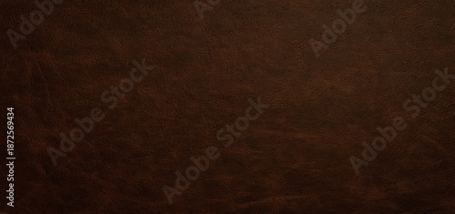 Tableau sur toile Dark brown leather texture background for luxury design