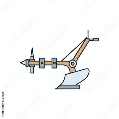 Vintage Style Mechanical Device Illustration
