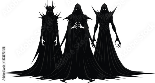 Cartoon box of green slime donuts with skull face and chibi girl, spooky Halloween dessert vector for coloring activity