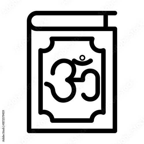 vedas line icon