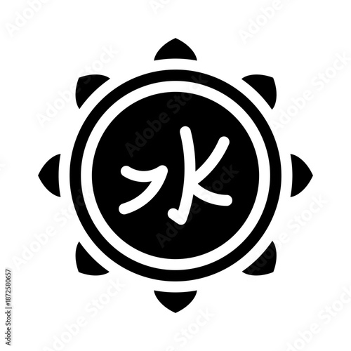 Foto confucianism glyph icon