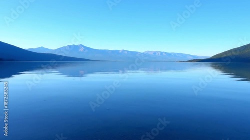Wallpaper Mural Serene mountain lake reflection landscape Torontodigital.ca