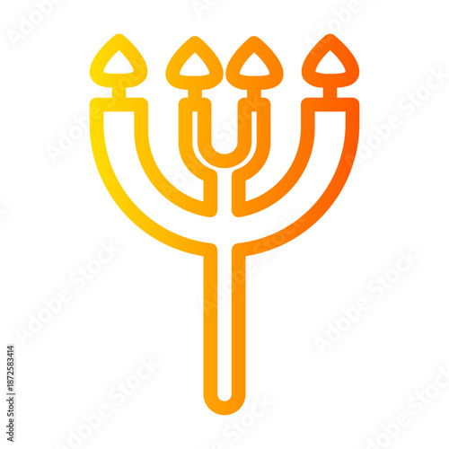 menorah gradient icon