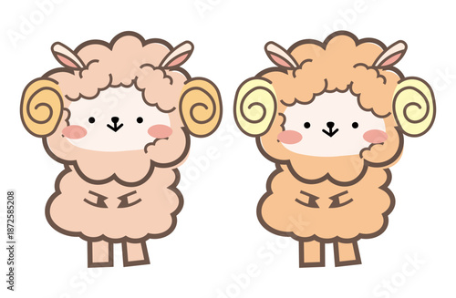 かわいいひつじセット