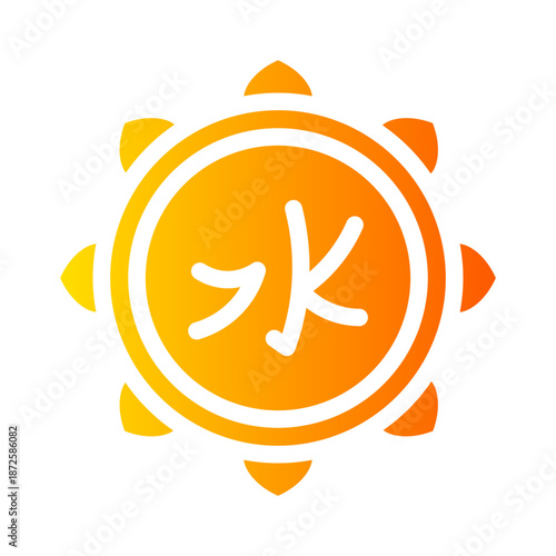 Photos confucianism gradient icon