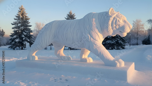 Surreal Winter Dreamscape with Snowy Fantasy and Conceptual Atmosphere