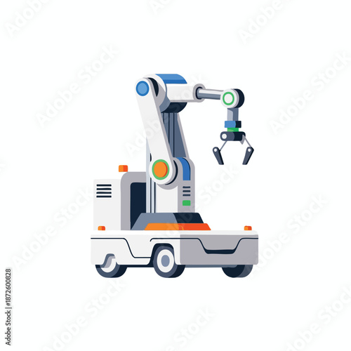 Industrial Robot Arm on Mobile Platform