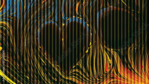 A minimalistic design representing a vector file format on a plain white background