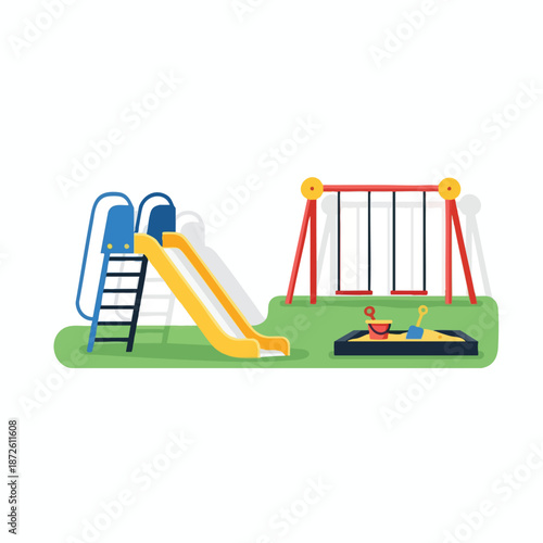 Colorful Playground Equipment for Kids Outdoor Fun