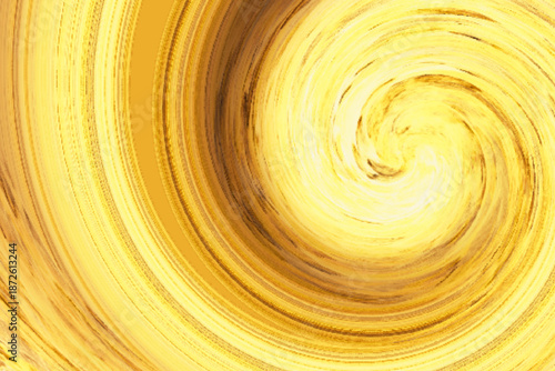 大きく渦巻く金色のテクスチャ背景　