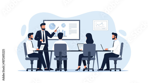 Business Meeting: Presentation of Charts and Graphs