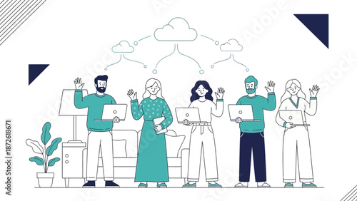 Teamwork and Cloud Computing Collaboration