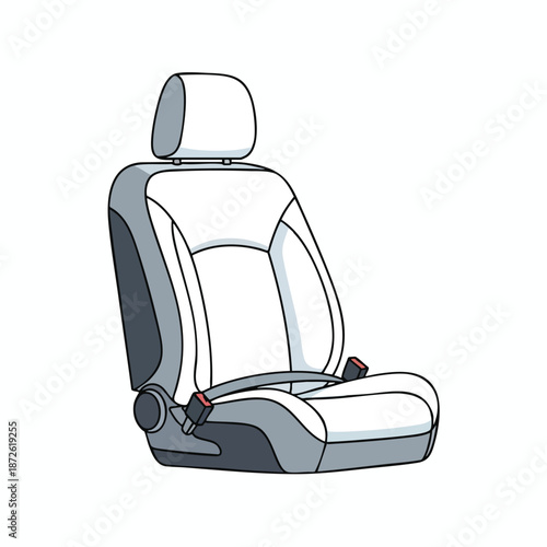 Car Seat Illustration