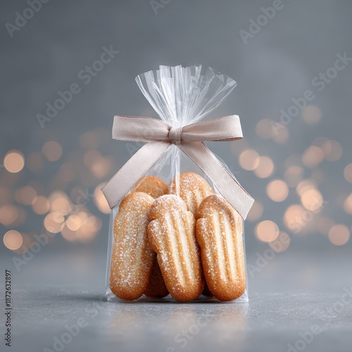 Wallpaper Mural Deliciously Packaged Sweet Treats with Soft Texture and Elegant Bow Torontodigital.ca