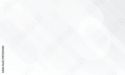 Abstract white background. Minimal geometric white light background abstract design. Suit for booklet, brochure, banner, poster, website, flyer, cover, corporate, backdrop. Vector Eps 10
