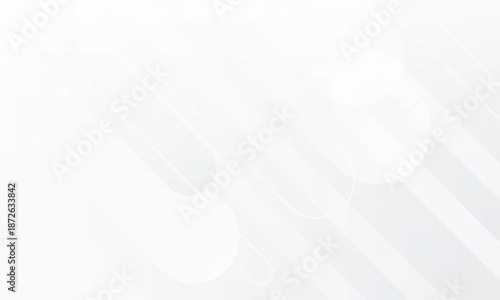 Abstract white background. Minimal geometric white light background abstract design. Suit for booklet, brochure, banner, poster, website, flyer, cover, corporate, backdrop. Vector Eps 10