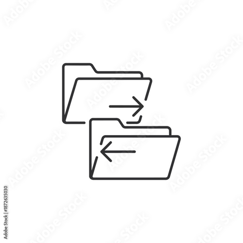 Folder Transfer and Data Management Concept for Digital File Organization