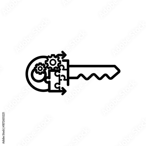 High-Quality Icon of Circular Saw with Gear Mechanism for Tools and Construction Design