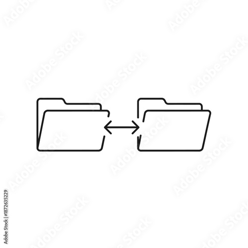 High-Quality Image Depicting File Folder Exchange for Document Management