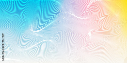 Abstract pastel gradient background with flowing curved lines and smooth wave patterns. The soft blend of blue, pink, and warm tones creates a calm, modern, and elegant