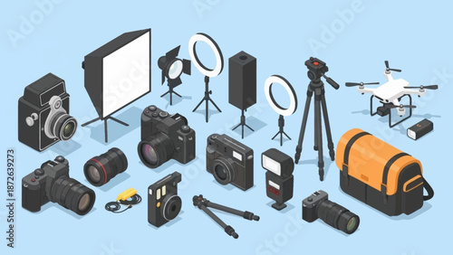 Photography Equipment and Accessories for Professional Use.