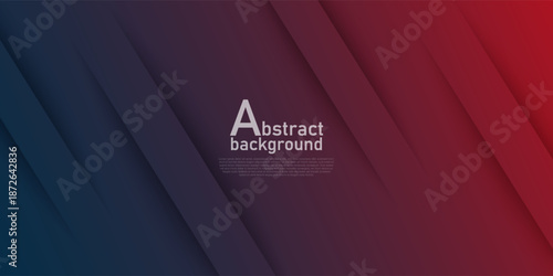 Abstract gradient dark blue and red background. Simple elegant shadow texture with lights pattern element concept design. Eps10 vector