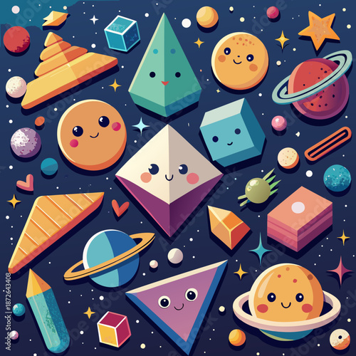 Whimsical cosmic shapes