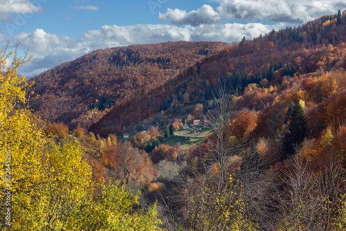 Beautiful autumn landscape in Prokletije National Park