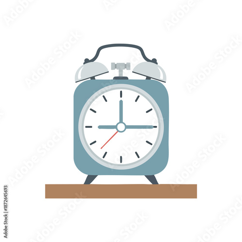 Classic Alarm Clock Illustration