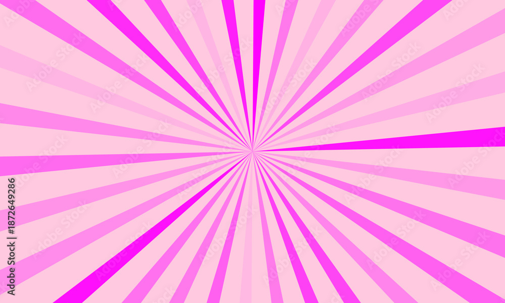 Obraz premium Pink sunburst style abstract background