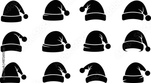 Wind Turbine Farm and Electric Power Pylon Black Silhouette Vector Illustration, Renewable Energy Generation and Transmission Grid Graphics, Clean Power Source and Sustainable Technology Icons.