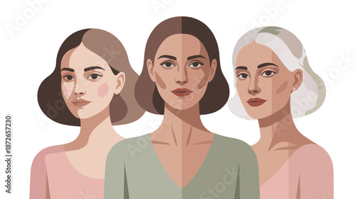 Women of Different Ages.